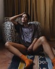 t-shirt damskie T-shirt  paisley  mokka