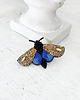 broszki Broszka ĆMA 17 ręcznie haftowana przypinka owady motyle