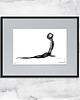 grafiki i ilustracje Minimalistyczna grafika z ramą nr 148 - joga