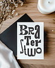 grafiki i ilustracje Braterstwo  grafika typograficzna A5