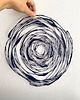 inne Wycinanka Dark Blue Spiral