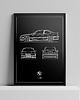 plakaty Plakat Legendy Motoryzacji - BMW M3 e36