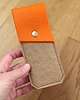 piórniki Marmollada - etui filcowe NA OŁÓWKI pomarańczowy + B