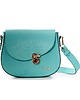 torby na ramię Torebka skórzana na ramię - turkus  (6467)