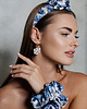 gumki do włosów Jedwabna gumka scrunchie "Porcelain"
