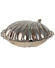 dodatki - różne Metalowa szkatułka muszla, włoski design, lata 60, produkcja: Włochy
