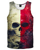 t-shirty męskie DR.CROW Bokserka Męska White Red Skull