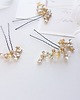 Ślubne ozdoby do włosów Gold sparkle - kryształowe kokówki ślubne.