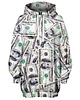 bluza z kapturem damska Bluza Oversize Tunika DR.CROW Hundred Dollars