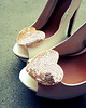 klipsy do butów Kiss From Paris/Gold - klipsy do butów