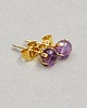 kolczyki z kamieniami Dots - ametysty vol. 4 /alloys collection/ - sztyfty