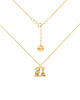 chokery Pozłacany choker pancerka z szachami
