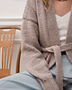 kardigany damskie Merino belted cardigan