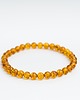 bransoletki z kamieni naturalnych Bransoletka bursztyn koniakowy kulka regularna