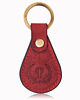 breloki BRELOK DO KLUCZY SKÓRZANY CZERWONY VINTAGE PAOLO PERUZZI T-85-HRD