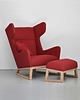fotele Fotel LORD + podnóżek wool collection