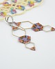 kolczyki - inne Geometric wings multicolor