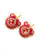 kolczyki soutache Sutaszowe kolczyki ROUGE