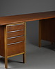 biurka Biurko Lata 60 Skandynawski Design Teak Midcentury Modern
