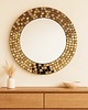 lustra stojące i wiszące Lustro okrągłe 60cm  złote dekoracyjne, różne wymiary.
