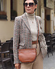 torby na ramię Elegancka torebka damska skórzana premium MARCO MAZZINI brązowa