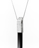 wisiory Wisiorek krótki z kolekcji EDGY/ SILVER/onyx