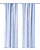 zasłony Mięsista zasłona z weluru w kolorze baby blue