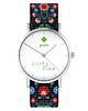 zegarki damskie Zegarek - Lucky time - folk czarny, nato