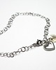 bransoletki z kamieni naturalnych Alloys Collection - line heart