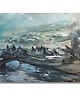 obrazy Obraz ręcznie malowany DUŻY 70x 100 cm abstrakcja pejzaż góry