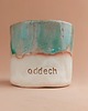 świeczniki i świece Świeca sojowa w ceramice "Oddech" handmade