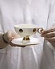 filiżanki Alicja z Krainy Czarów - porcelanowa filiżanka 200 ml z talerzykiem