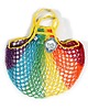 torby na zakupy Paryżanka  eko siatka na zakupy FILT tęczowa