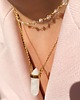 złote naszyjniki Naszyjnik choker z kryształami górskimi