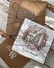 kartki scrapbooking Kartka z personalizacją w pudełku z kopertą na 50 rocznicę ślubu