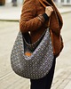 torby XXL Hobo  Pawie oczka