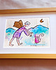 figurki i rzeźby Aniołek z myszką - 24x16 cm unikat