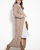 kardigany damskie Maxi Kardigan F1080 mocca