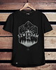 t-shirty męskie Koszulka męska SZWENDAM SIĘ/GÓRY czarna -