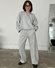 bluza bez kaptura damska Bluza Grounded light grey