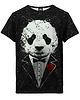 t-shirty dla dziewczynki T-shirt Girl DR.CROW Panda Godfather