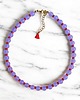 chokery Choker : lavender & red : summer collection