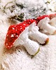 ozdoby choinkowe Bombka  grzybek muchomor, czerwone ozdoby choinkowe handmade