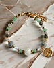 bransoletki z kamieni naturalnych RAK - zodiac collection - PREMIUM :: gold