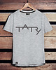 t-shirty męskie Koszulka męska TATRY jasnoszara -