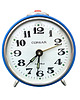 zegary Niebieski budzik mechaniczny Corsar w stylu modern, Niemcy lata 60.
