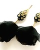 kolczyki soutache Sutaszowe kolczyki  NERO