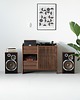 komody i szafki FUSE - szafka pod gramofon, lite drewno orzechowe