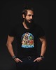 t-shirty męskie Koszulka organiczna z nadrukiem Christmas dog