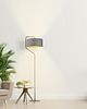 lampy podłogowe Designerska lampa stojąca do salonu w stylu glamour TESALLIA GOLD